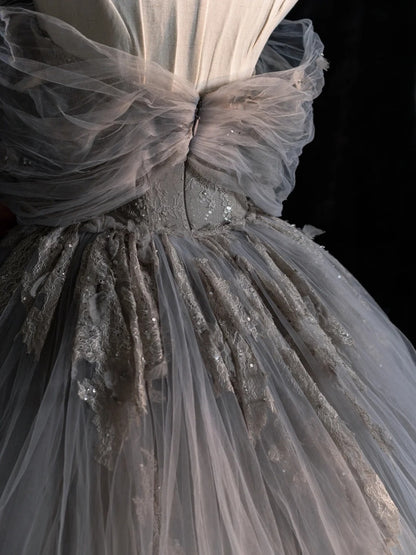 Robe de bal sobre, épaules dénudées, fourreau, longue, tenue de soirée semi-formelle N571