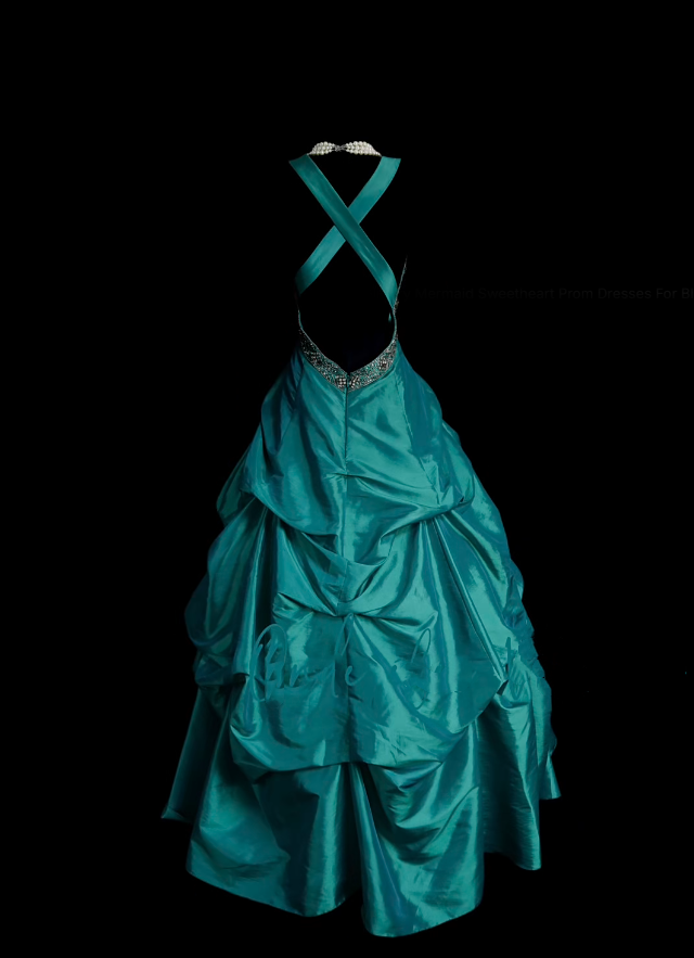 Retro-Ballkleid mit Herzausschnitt und offenem Rücken, blau, 60er-Jahre-Stil, Abendkleid, langes formelles Partykleid N832