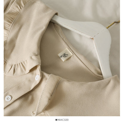 Robe trapèze à manches longues et à la mode RF0193