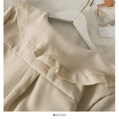 Robe trapèze à manches longues et à la mode RF0193