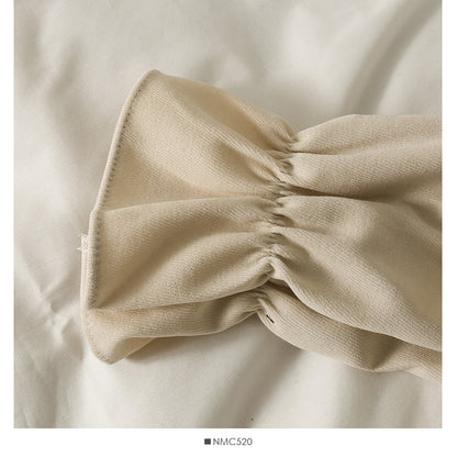 Robe trapèze à manches longues et à la mode RF0193