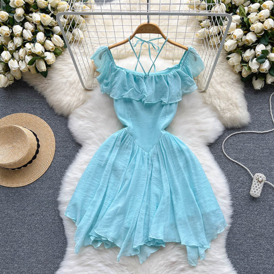 Süßes A-Linien-Kurzkleid Modekleid RF0053