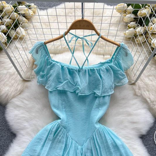 Süßes A-Linien-Kurzkleid Modekleid RF0053