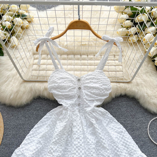 Süßes Spaghetti-Kurzkleid RF0048