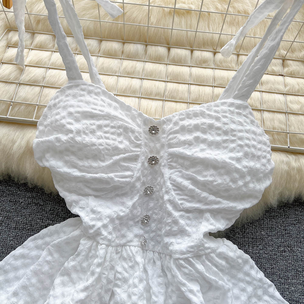 Süßes Spaghetti-Kurzkleid RF0048
