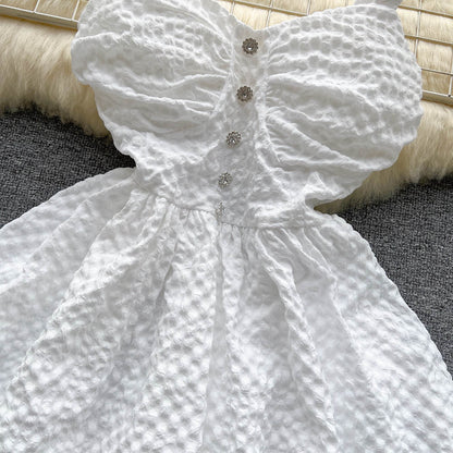 Süßes Spaghetti-Kurzkleid RF0048