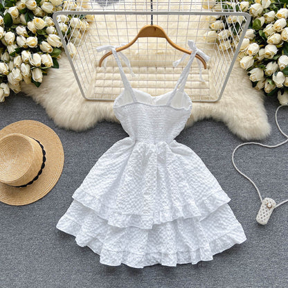 Süßes Spaghetti-Kurzkleid RF0048