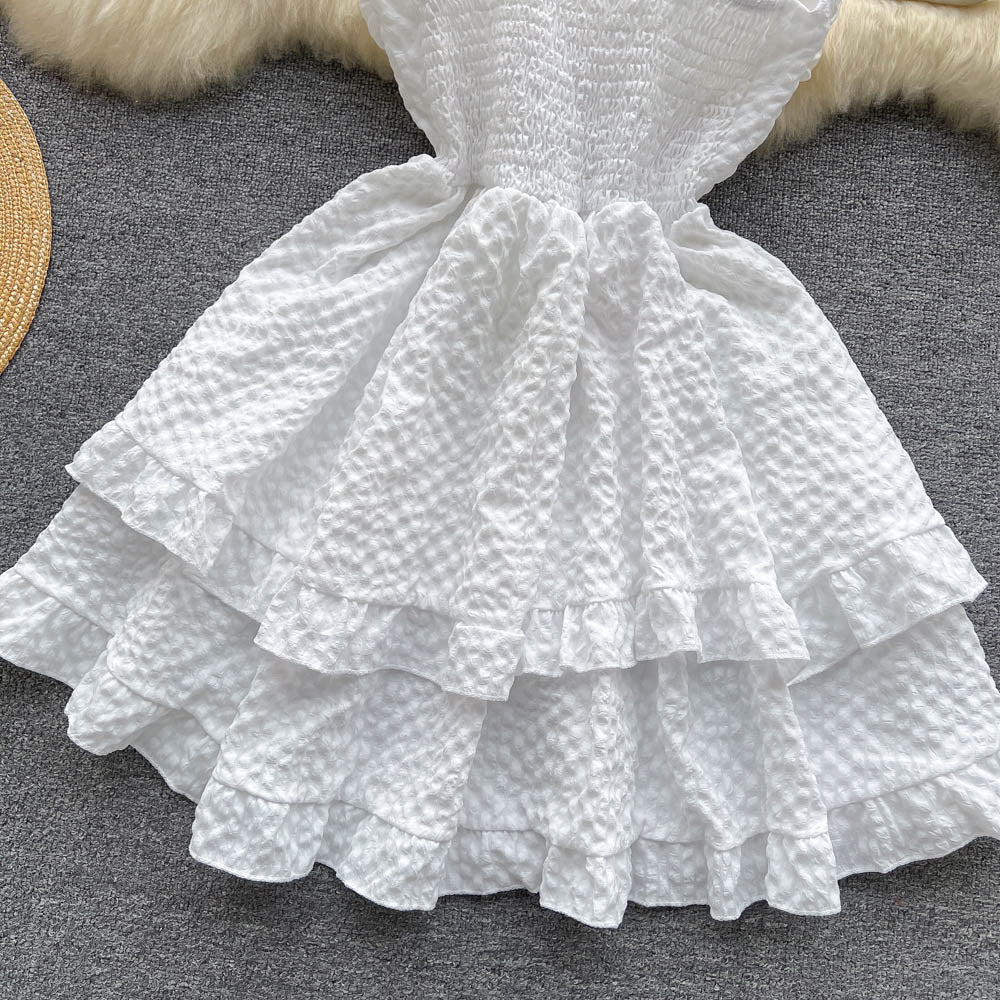 Süßes Spaghetti-Kurzkleid RF0048