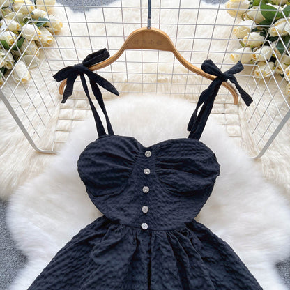 Süßes Spaghetti-Kurzkleid RF0048