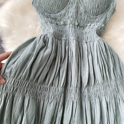 Süßes A-Linien-Kurzkleid Fashion Girl Kleid RF0041