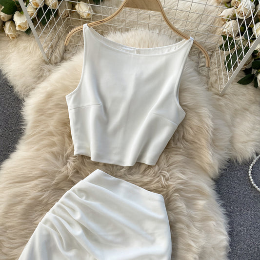 Einfaches zweiteiliges Kleid Sommerkleid RF0038
