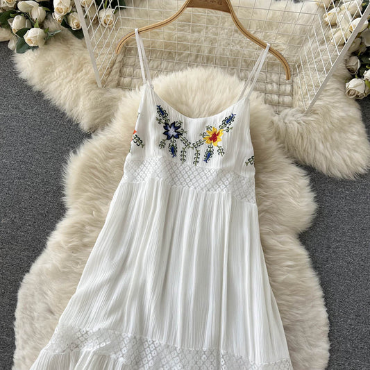 Weißes Spitzen-A-Linien-Kleid Fashion Dress RF0025