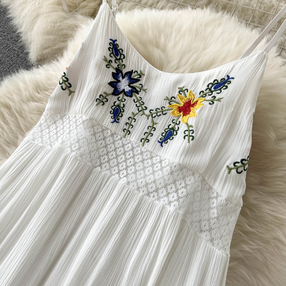 Weißes Spitzen-A-Linien-Kleid Fashion Dress RF0025