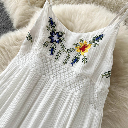 Weißes Spitzen-A-Linien-Kleid Fashion Dress RF0025