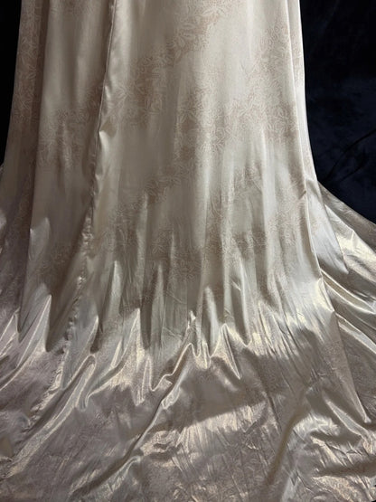 Beautiful Prom Dresses Inspo A Line Halter Champagne Satin With Lace Long Women Formal Dress N3198