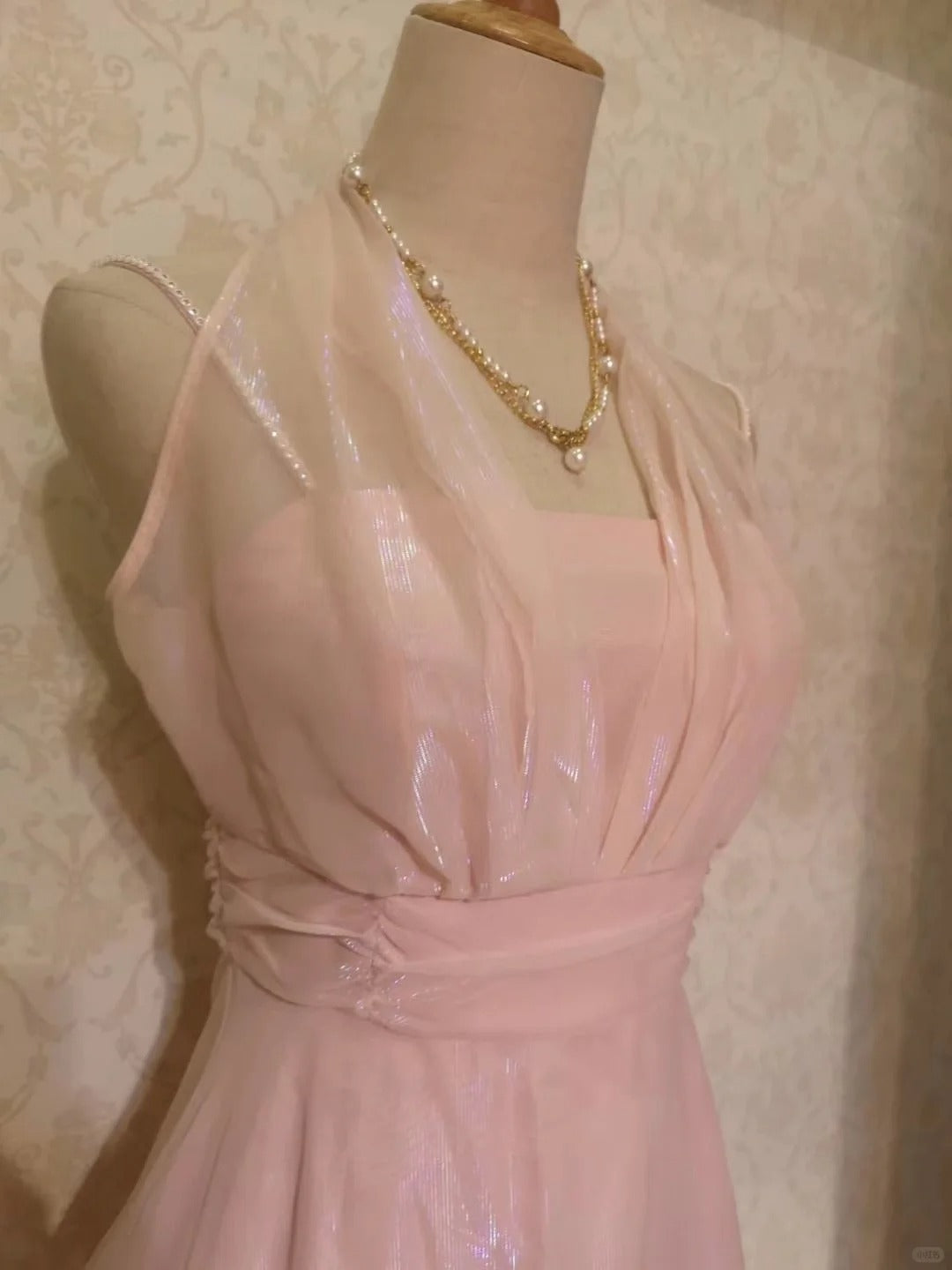 Vintage A line Halter Pink 9th Grad Knee length Aesthetic Look Homecoming Dresses RB4291