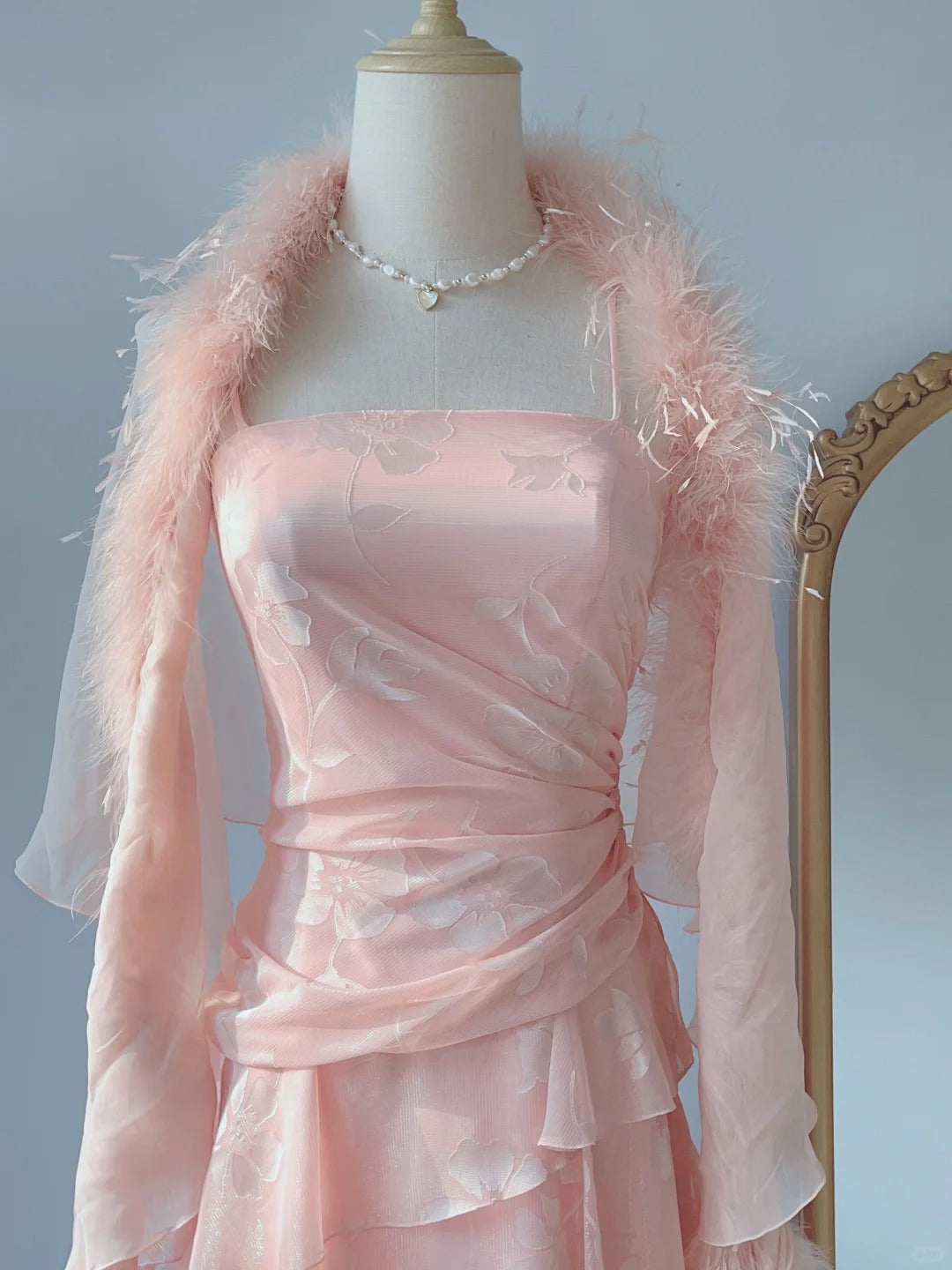 Modest Mermaid Spaghetti Strap Blush Pink Knee Length Spring Summer Event Outfits Wedding Guest Dresses RB3236